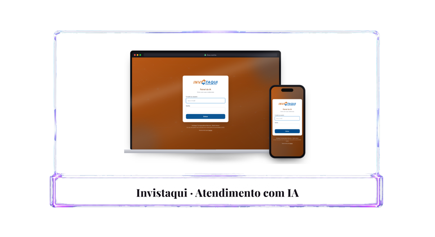 Invistaqui · Atendimento com IA