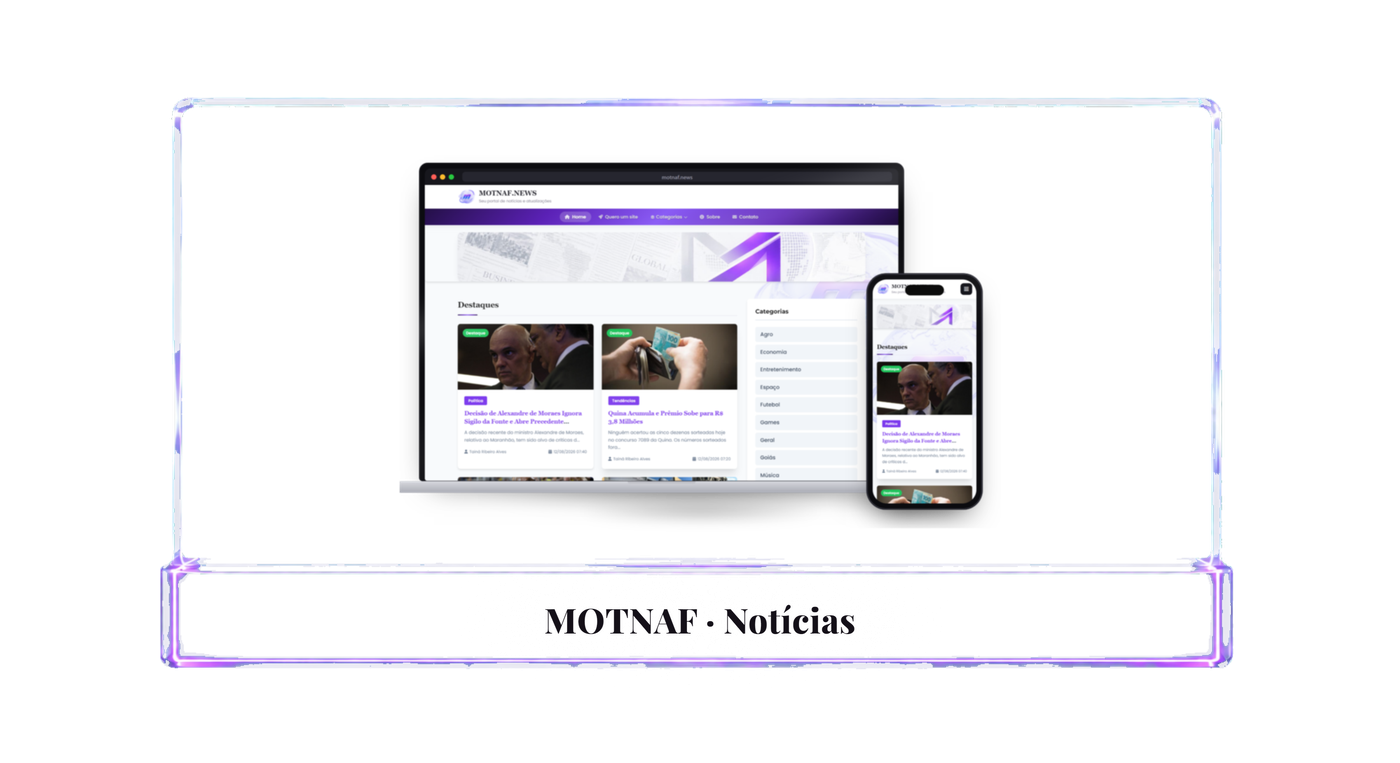 MOTNAF · Portal de Notícias com IA